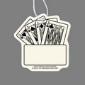 Paper Air Freshener Tag - Card Playing Hand (Jacks)